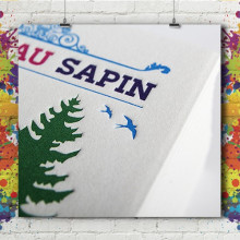 Carte Visite 8.5x5.4 - Letter Press Carte Visite 8.5x5.4 - Letter Press