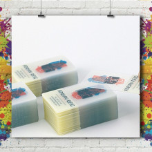 Carte Visite 8.5x5.4 - PVC transparent Carte Visite 8.5x5.4 - PVC transparent