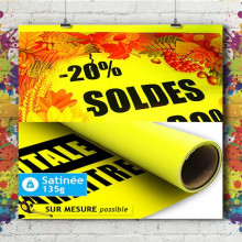 Bâche Fluo Jaune 135g Bâche Fluo Jaune 135g