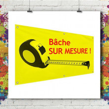 Bâche Fluo Jaune 135g Bâche Fluo Jaune 135g