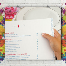 Menu Dépliant Luxe Menu Dépliant Luxe
