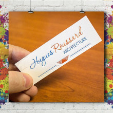 Little Card 8.5x2.5 - Letter Press Little Card 8.5x2.5 - Letter Press