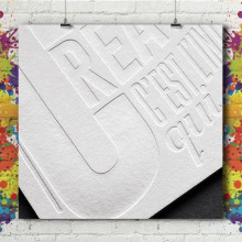 Little Card 8.5x2.5 - Letter Press Little Card 8.5x2.5 - Letter Press