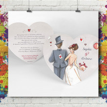 Carte Simple - Coeur Carte Simple - Coeur