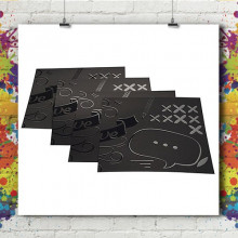 Carte Simple - Soft Touch + Vernis 3D Carte Simple - Soft Touch + Vernis 3D