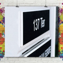 Plaque Gravée Boite aux Lettres