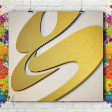 Lettre & Logo 3D Aluminium