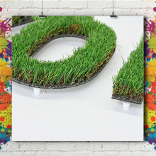 Lettre & Logo 3D Végétal Synthétique