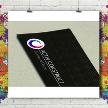 Carte Simple - Gaufrée Carte Simple - Gaufrée